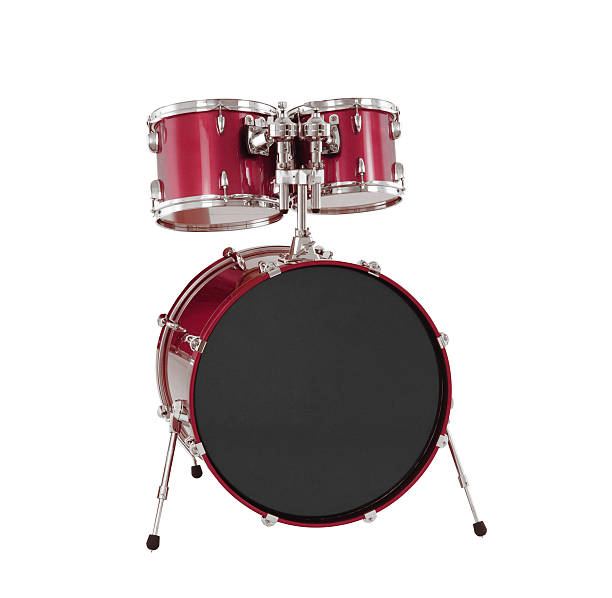 istock Set of Red drums isolated 181406608