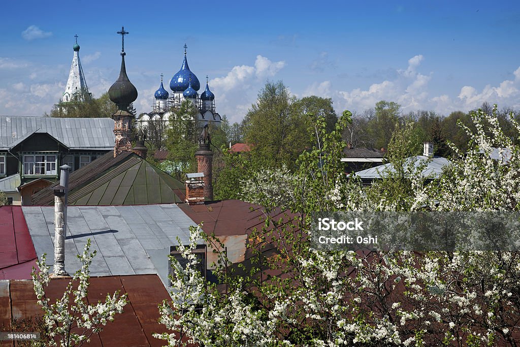 Oignon dômes de Souzdal - Photo de Anneau d'or de Russie libre de droits