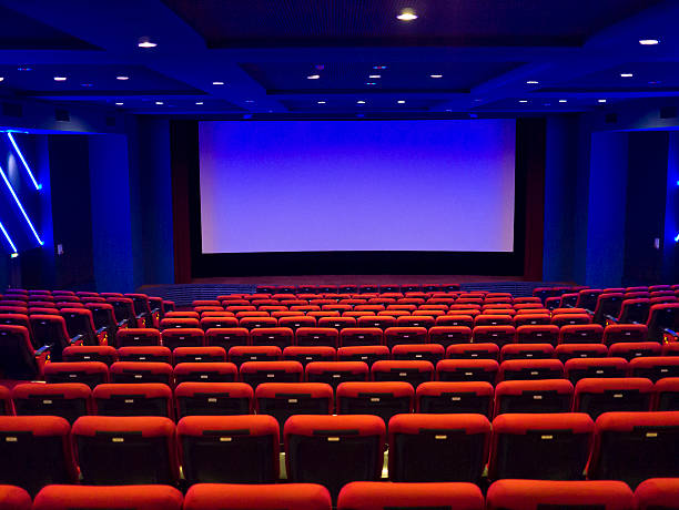 auditório de cinema vazio - empty theater imagens e fotografias de stock