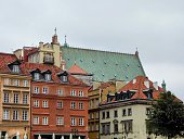 Warsaw old city town historical building architecture cathedral Europe main market square Poland