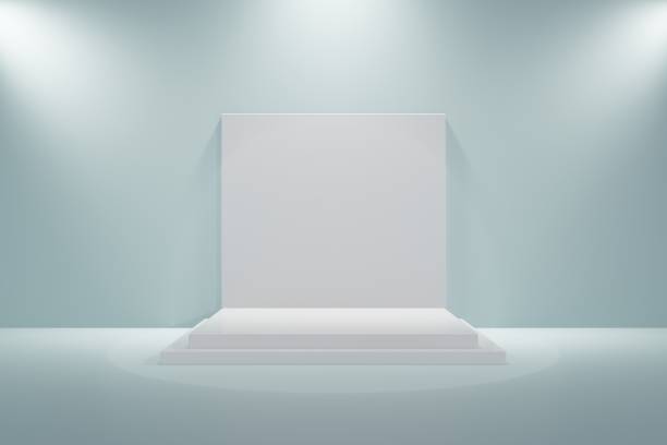 istock Luxury podium 3d illustration showcase background 1814083705
