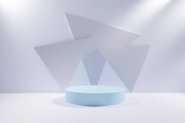 istock Luxury podium 3d illustration showcase background 1814083709