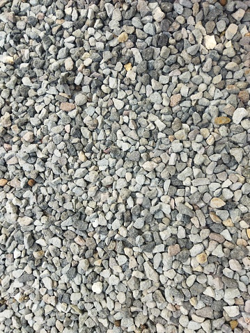Portrait orientated background with pattern of gravel stone