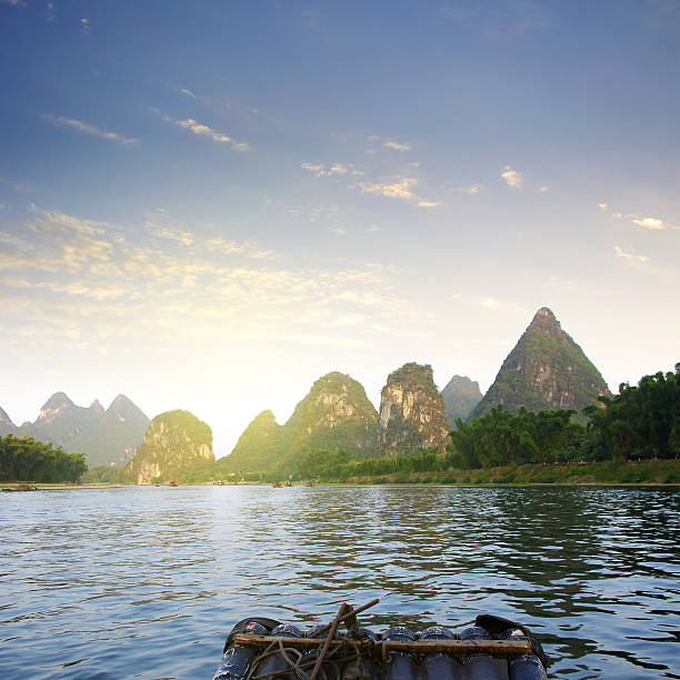istock China Guilin rafting 181410435