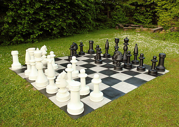 istock big outdoor chess in green lawn 181413702