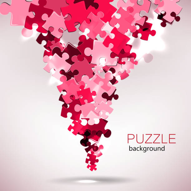 Fond de Puzzle - Illustration vectorielle