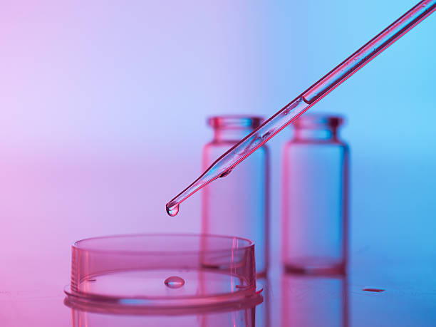 istock laboratory glassware with tranparent liquid in pipette 181417096