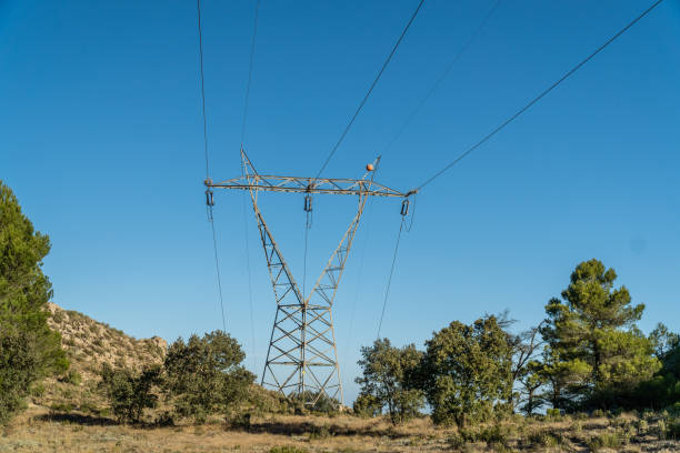 istock High voltage towers in the mountains 1814212705