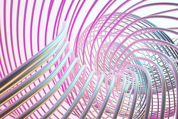 istock Color waves abstract background texture. Fluid flow abstract holographic wallpaper 1814235566