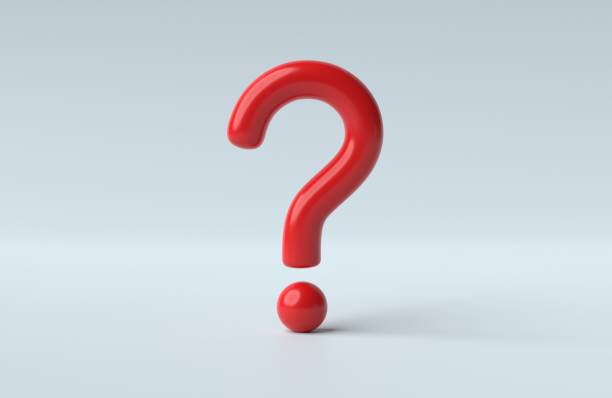 istock Red question mark symbol on blue pastel background. 3D render, 3D illustration. 1814243101