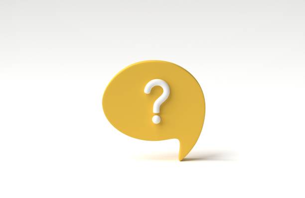 istock Social media notification with question mark icon on white background. FAQ symbol concept. 3D render, 3D illustration. 1814244873