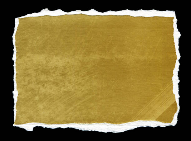 istock Cut or torn paper background textured isolated 1814254269