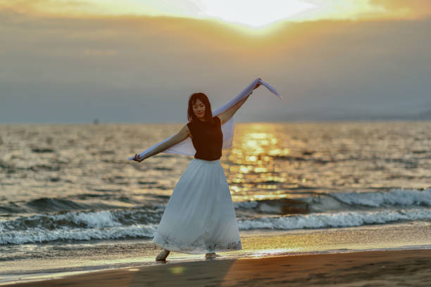 Katase beach in Japan