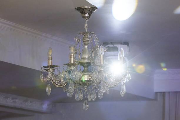 istock Ceiling chandelier of classic vintage style shape 1814279613
