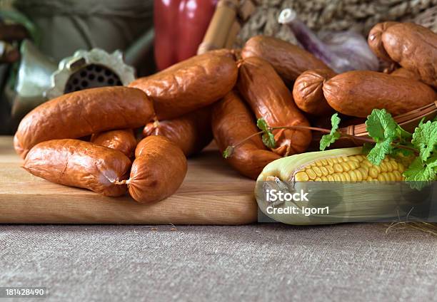 Räucherwurst Stockfoto und mehr Bilder von Fleisch - Fleisch, Fotografie, Frühstück