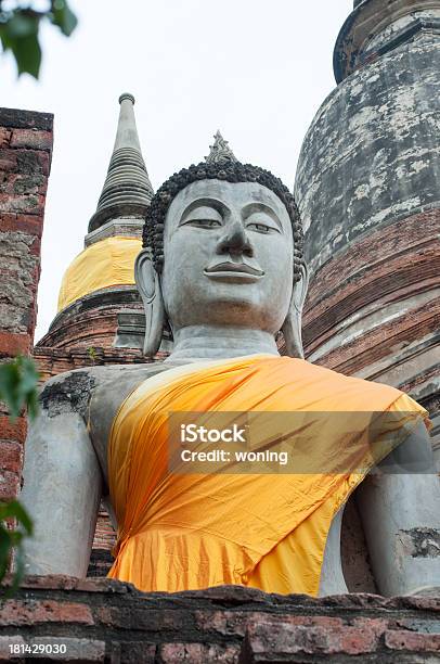 Древняя Статуя Будды В Ayathaya Таиланд — стоковые фотографии и другие картинки Азиатская культура - Азиатская культура, Азия, Будда