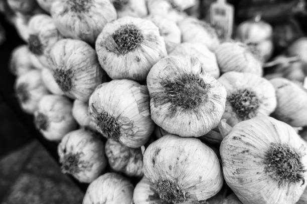 istock Garlic in a market 1814304040