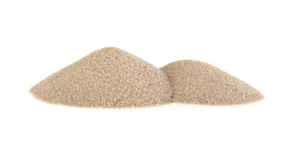 istock Pile desert sand isolated on white background 1814308766