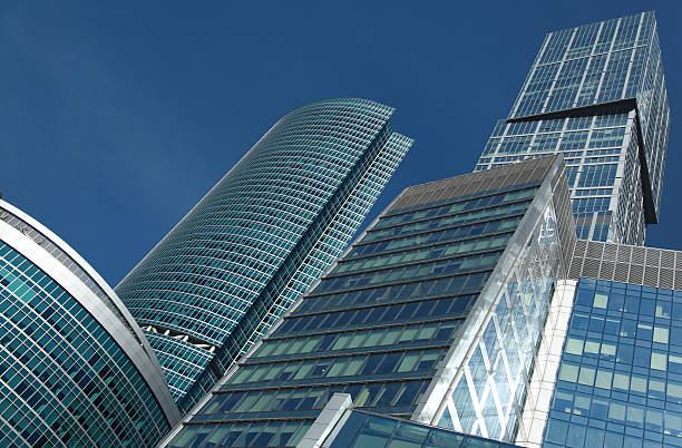 istock Modern architecture office buildings at Moscow City 181435246