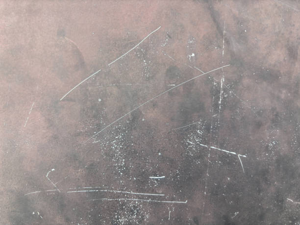 istock Weathered rusted metal dark brown closeup 1814353138