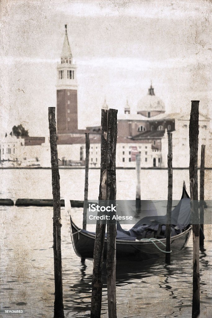 Arte em estilo retro, Veneza - Royalty-free Antigo Foto de stock