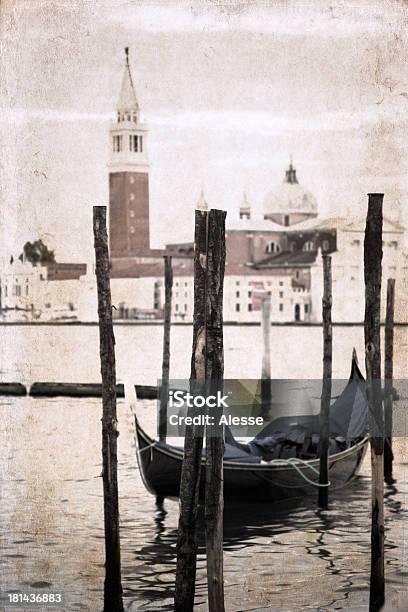 Arte Em Estilo Retro Veneza - Fotografias de stock e mais imagens de Antigo - Antigo, Ao Ar Livre, Arcaico