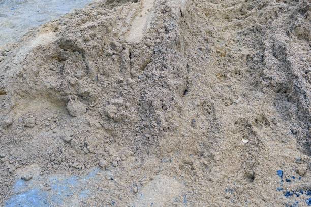 istock Sand in the construction site for texture and background on the constructions site. 1814373484