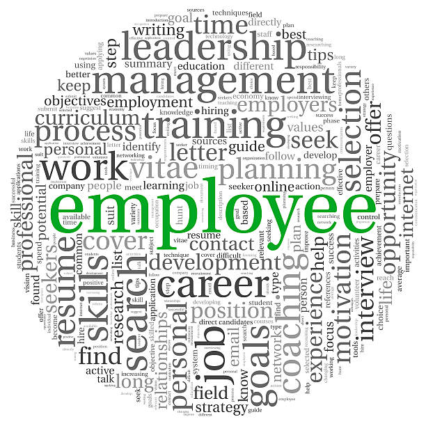 istock Emplyee concept in word tag cloud 181437642