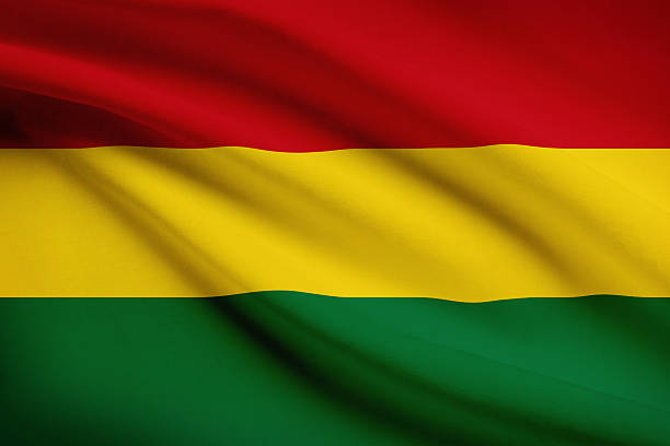 istock Series of ruffled flags. Bolivia. 181438229