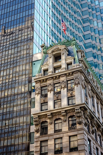 istock Buildings showcasing New York typical architectural contrast 181439143