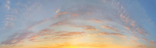 istock Colorful sunset. Panoramic sky with cloud. Cloudscape skyline background 1814413249