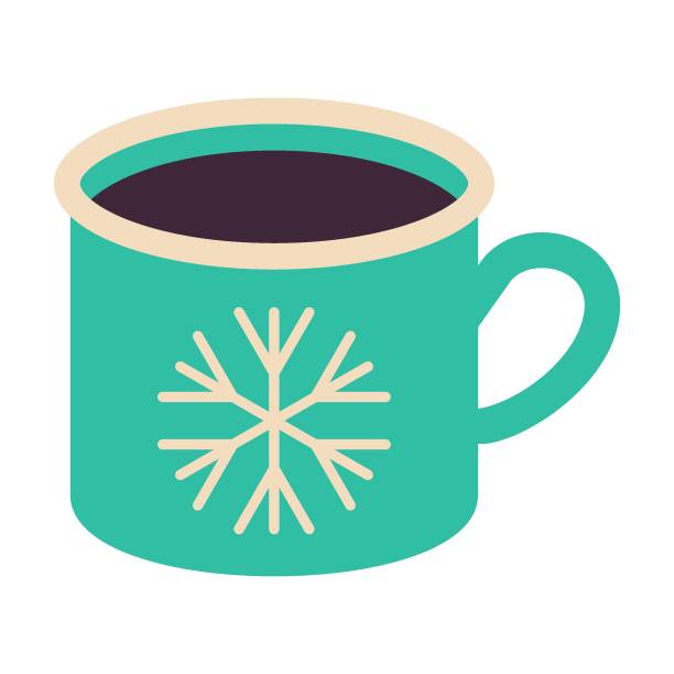 illustrazioni stock, clip art, cartoni animati e icone di tendenza di tazza di caffè su sfondo bianco - hot chocolate coffee isolated on white cup