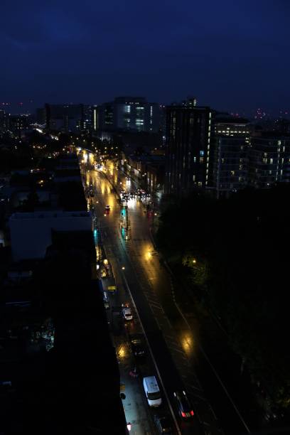 istock night traffic in the metropolitan city 1814556724