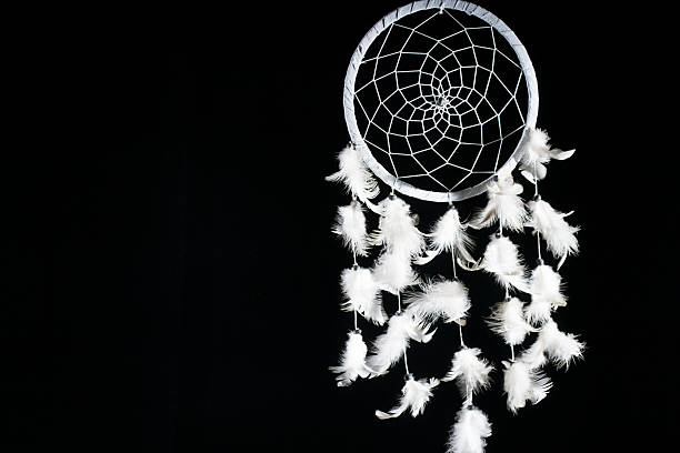 Dream catcher Dream catcher symbol north american tribal culture bead feather stock pictures, royalty-free photos & images