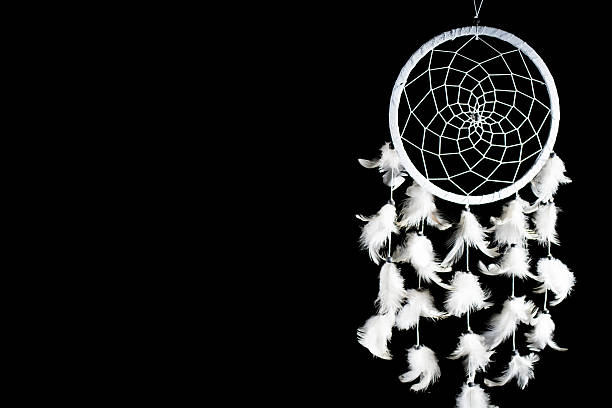 Dream catcher Dream catcher symbol north american tribal culture bead feather stock pictures, royalty-free photos & images