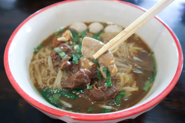 istock noodles, Chinese noodles or beef noodles 1814644973