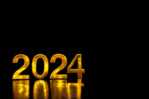 istock Number 2024 on glitter background 1814662257
