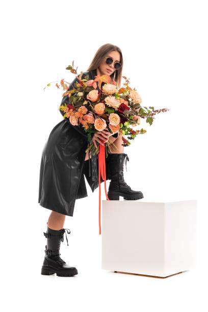 istock Woman with flowers 1814683456