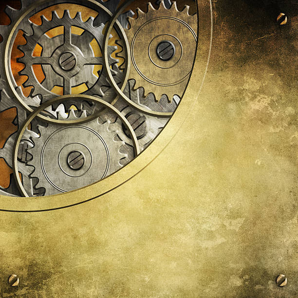 istock Backround with metal gears and cogwheels 181470050