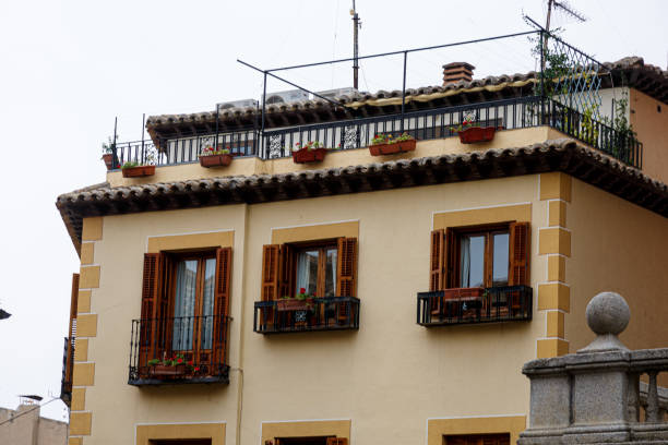 istock View to typical houses in Toledo 1814710519