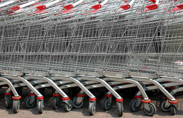 istock Shopping cart trolley 181473194