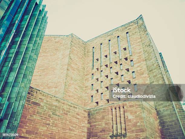Retro Look Coventry Cathedral Stock Photo - Download Image Now - Cathedral, Church, City
