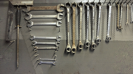 Different Auto Repair Tools in the Auto Workshop