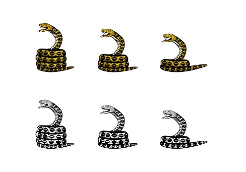 Python Snake Design Illustration vector eps format , suitable for your design needs, logo, illustration, animation, etc.