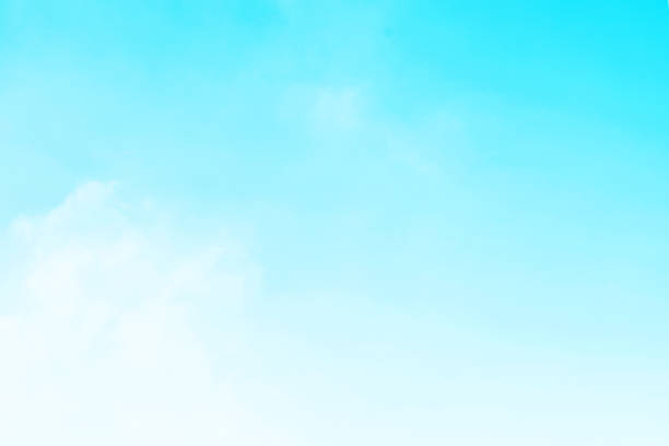 istock Blue pastel sky with white fluffy cloud. Cumulus clouds background. 1814799710