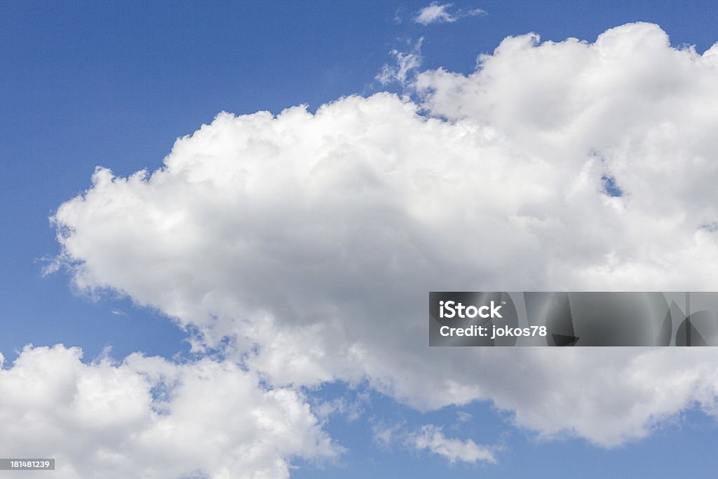 Blue sky with moody clouds Autumn Stock Photo