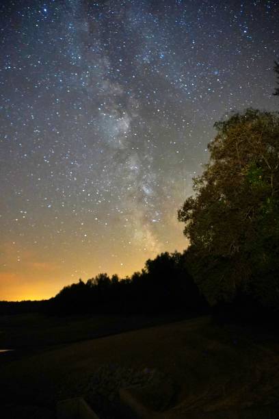 istock French Forest Sunset Stars Lake Maillet 1814818053
