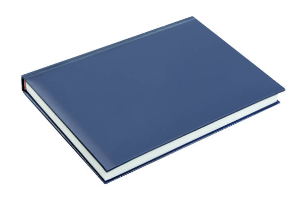 istock Blue notice book isolated on white background 1814820317