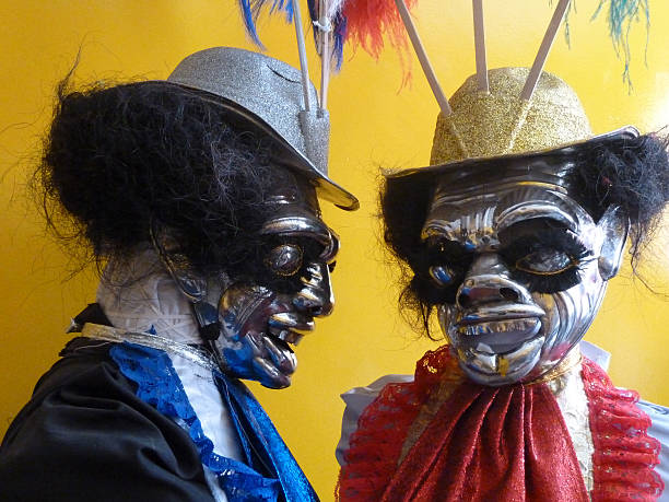 istock Carnival Masks in Bolivia 181483278