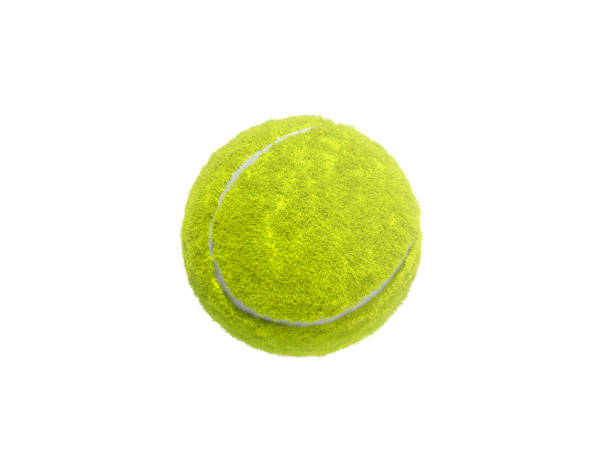 istock Tennis ball isolated without shadow 1814842370